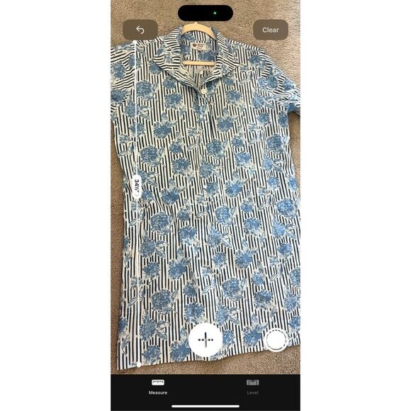 NEW w partial tag Holly Shae Arden shirtdress, $218 Xs/Med E18 - Picture 6 of 7